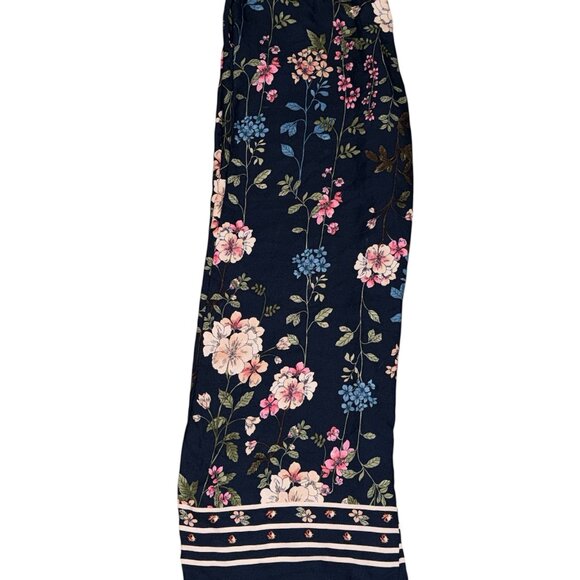 FLORAL DRESS PANTS WITH POCKETS - Picture 2 of 3